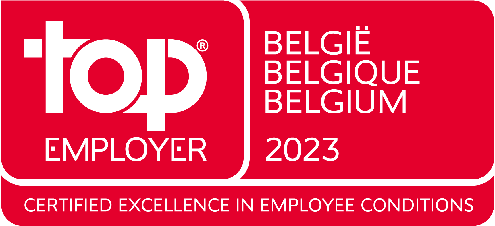 Top Employer Belgium 2023