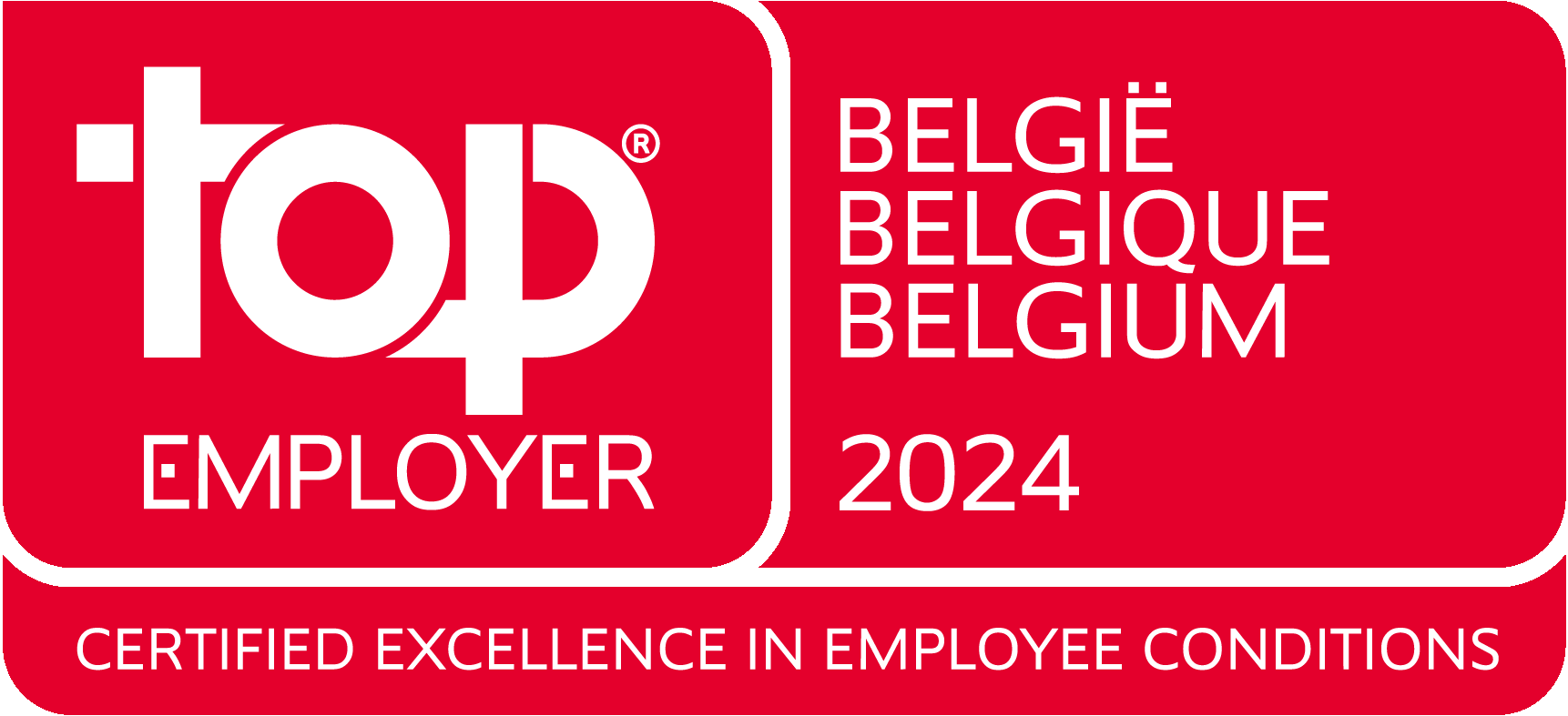 Top Employer Belgium 2024