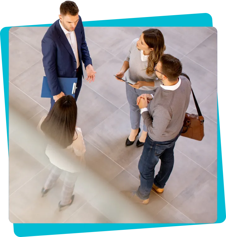 Talent Trends 2026 Binnenkort beschikbaar: Afbeelding van een groep mensen die samenkomt in professionele kledij