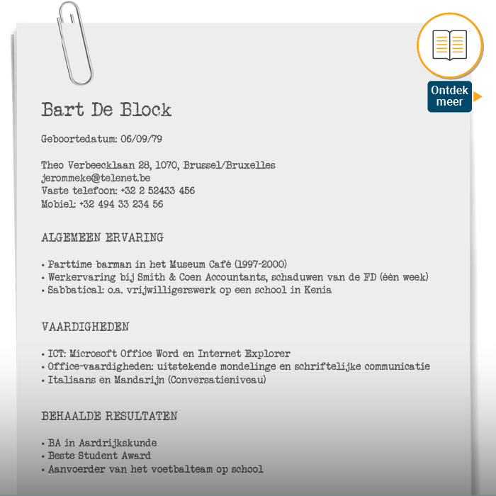 Hoe Ziet De Cv Van De Toekomst Eruit Michael Page